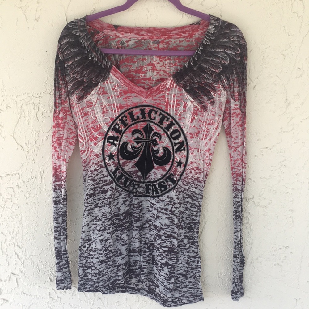 Affliction Live Fast Top